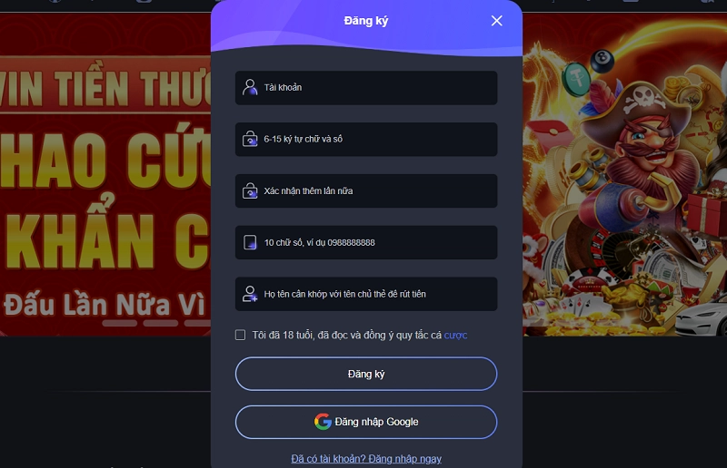 đăng ký Luck8
